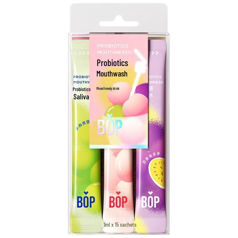 

Bop Probiotic Fresh Mouthwash Sachets