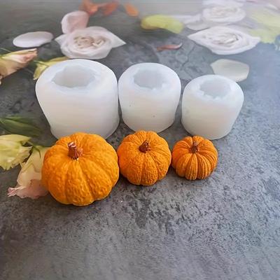 Halloween Pumpkin Silicone Candle Mold DIY Handmade Maple Leaf Plaster Resin Chocolate Baking Molds Home Festival Dec Craft Gift