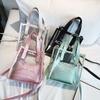 PVC Jelly Bag Women Transparent Handbags Summer Beach Clear Shoulder Bags Fashion Crossbody Bags