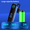 A20 Bluetooth-compatible Earphone Ear Hook Super Long Standby IPX7 Waterproof Single Business Wireless Headset with LED Display for Driver
