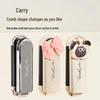 DingLe Portable Folding Air Cushion Comb with Makeup Mirror
