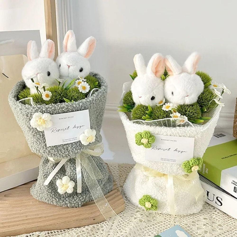 Cartoon Animal Cartoon Plush Flower Bouquet Stuffed Anime Bouquet  Kids/Children Toys