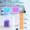 24 Pcs 3ml Glass Vial Protective Caps 8 Colors Silicone Leakproof Dustproof Reusable Vial Caps Lids Covers for Injection Peptide Vials for Essential