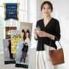 Over the Moon Women's Suede Bucket Bag, Shoulder Bag with Pocket, Korean Style, Black, for Women In Their 50s