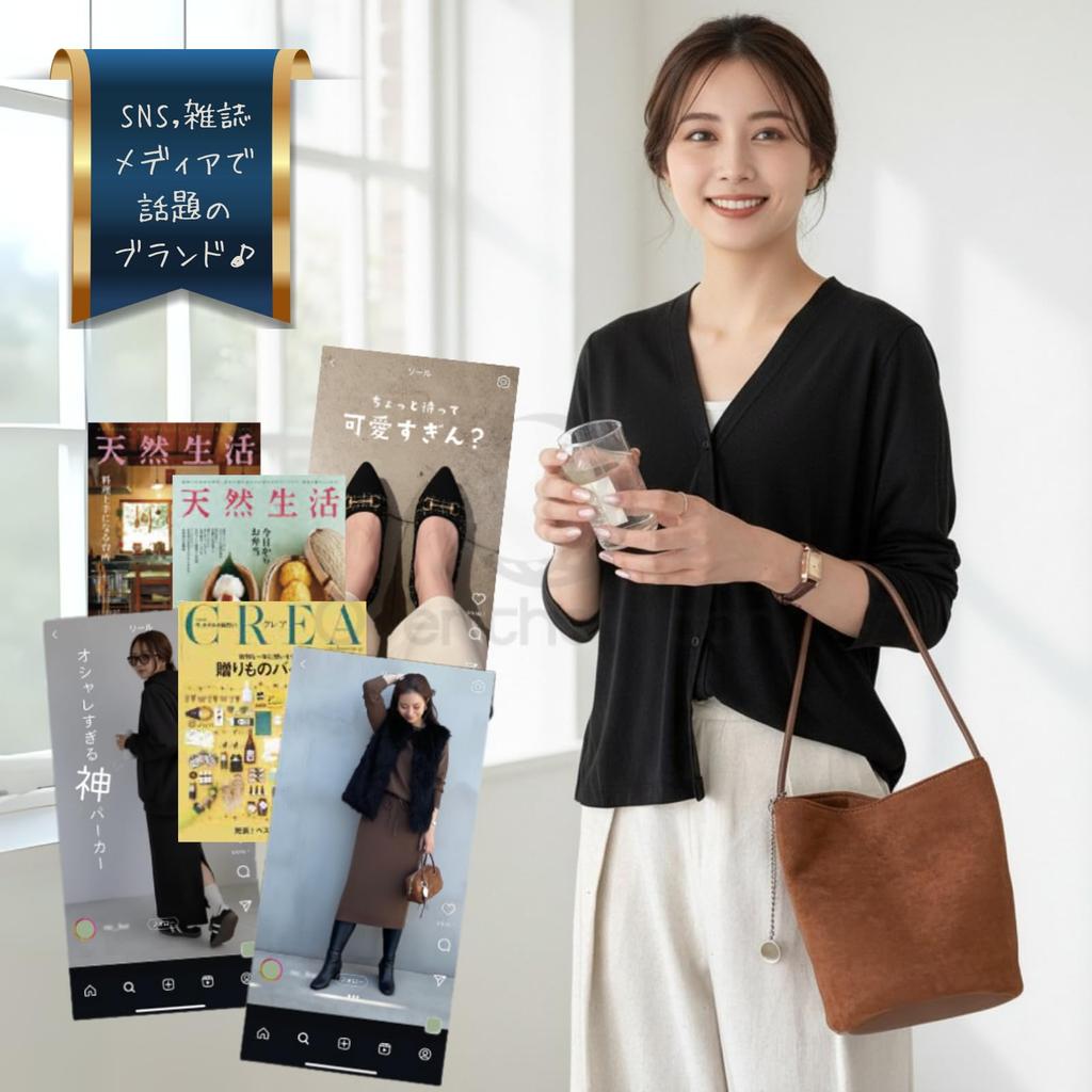 Over the Moon Women's Suede Bucket Bag, Shoulder Bag with Pocket, Korean Style, Black, for Women In Their 50s