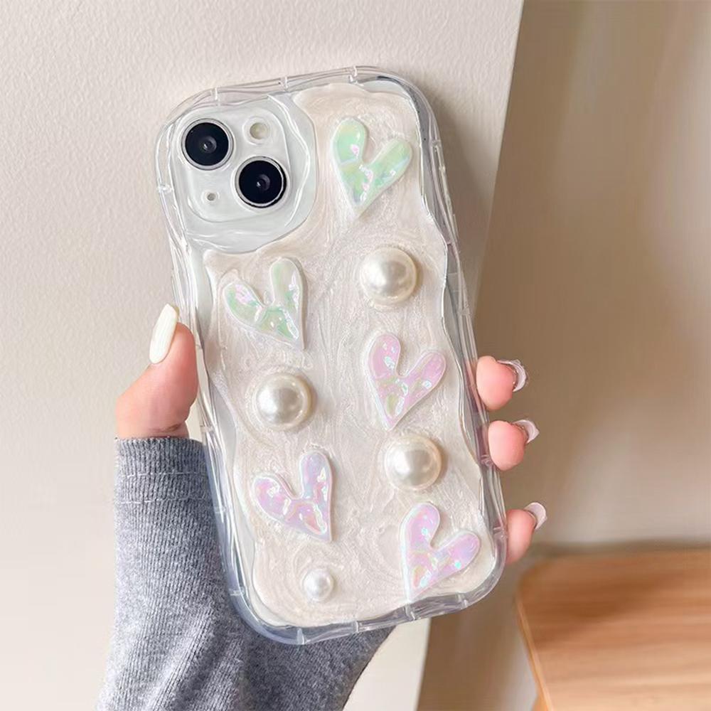 For iPhone 15 Case Epoxy TPU Shockproof Phone Cover