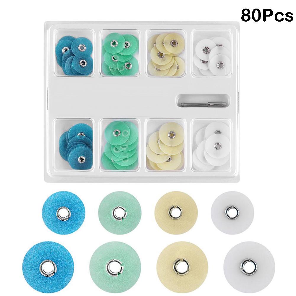 Mandrel 12/14mm Polishing Disc Polishing Discs 80pcs