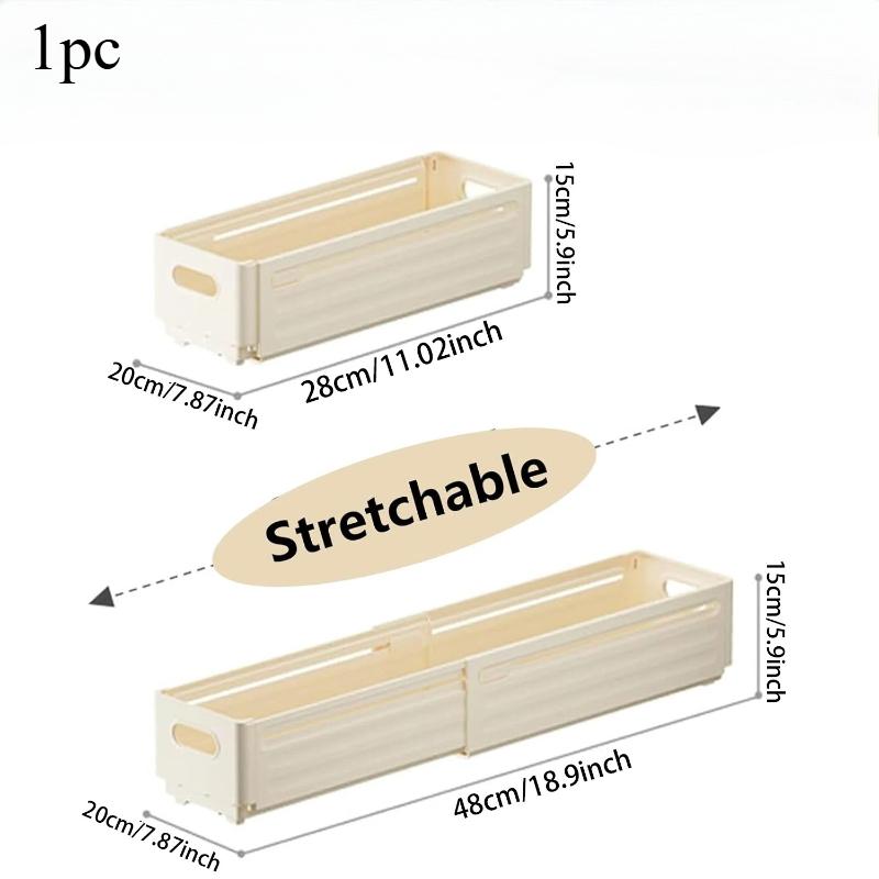 1pc Multi Function Storage Box Underwear Storage Box Retractable Drawer Cabinet Storage Box Large-capacity Home Classification