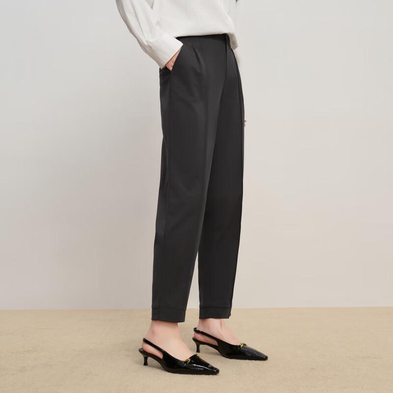Elva's Island Women's High-Waist Straight Suit Pants