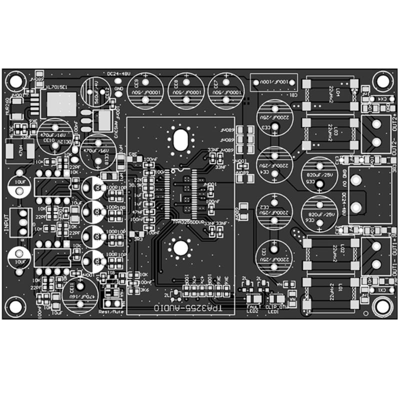 600W High-Power Digital Power Amplifier Board TPA3255 Upgraded Audio Amplifier Module Dual Channel 2x300W Class D Chip
