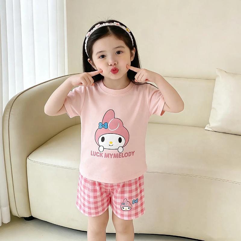 2026 Sommer Kinder Trendiges Cartoon T-Shirt und Shorts Set – Modisches Zweiteiliges Ensemble