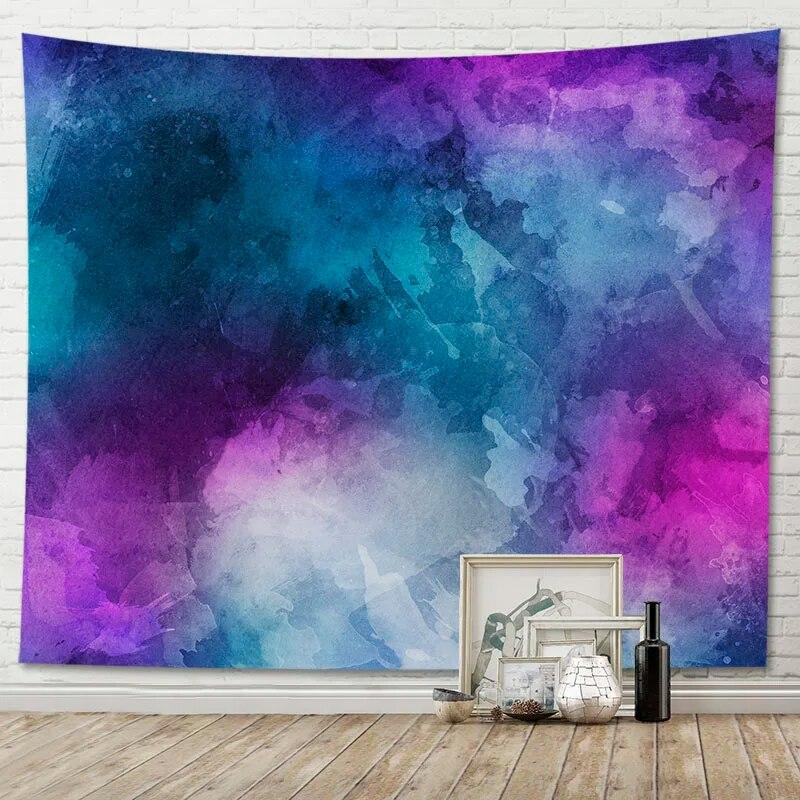 Tapestry Gradient Watercolor Background Home Living Room Decoration Hanging Cloth