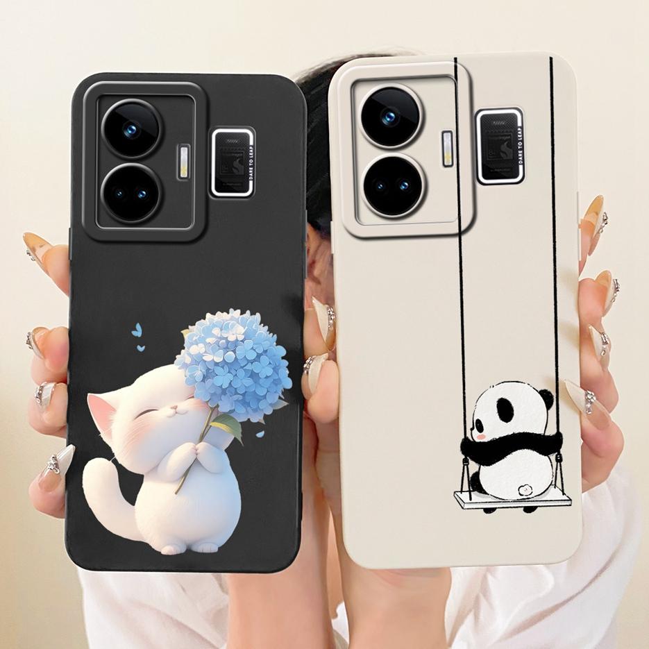 For Realme GT Neo 5 Case RealmeGT3 RMX3709 Cool Owl Dragon Painted Cover Soft Silicone Case For Realme GT 3 GT3 GTNeo5 240W Bags