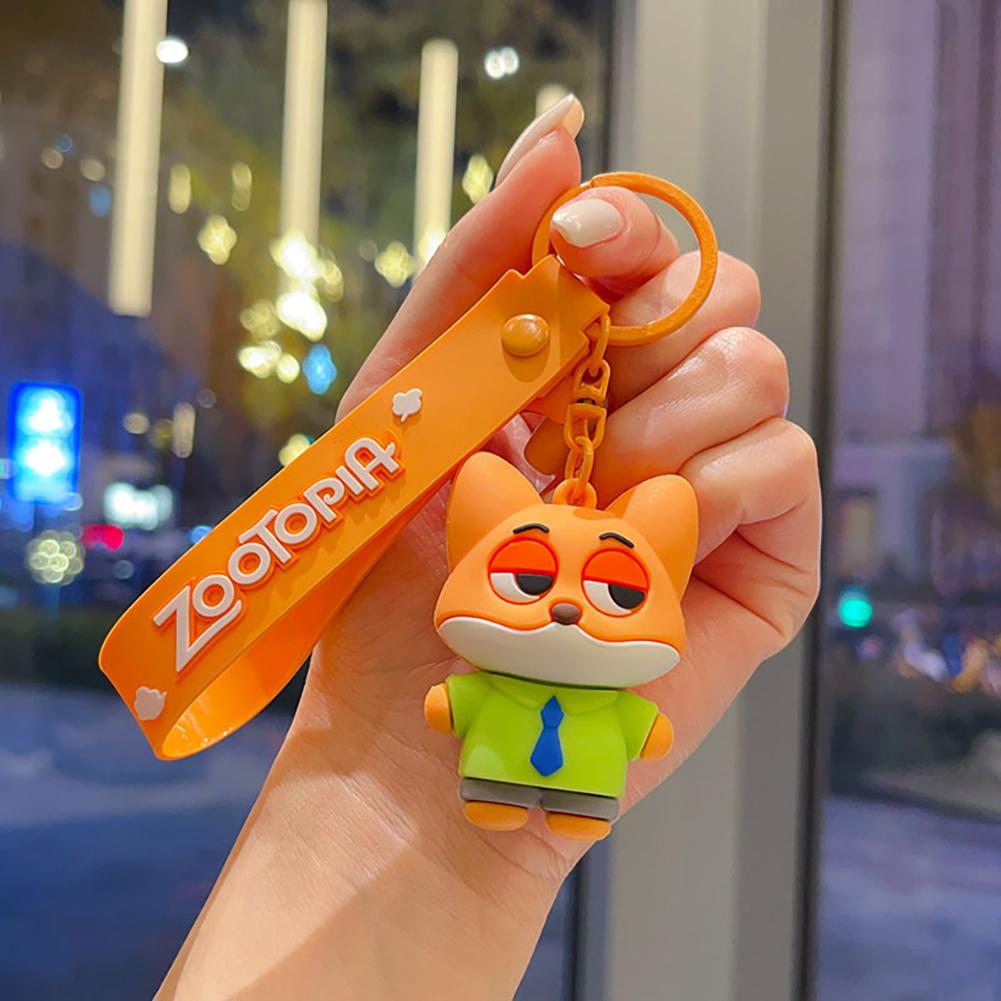 Kawaii Animal Keychain Key Ring Bag Charm for Backpack Purse Car Key Accessories Ornament Gift for Child