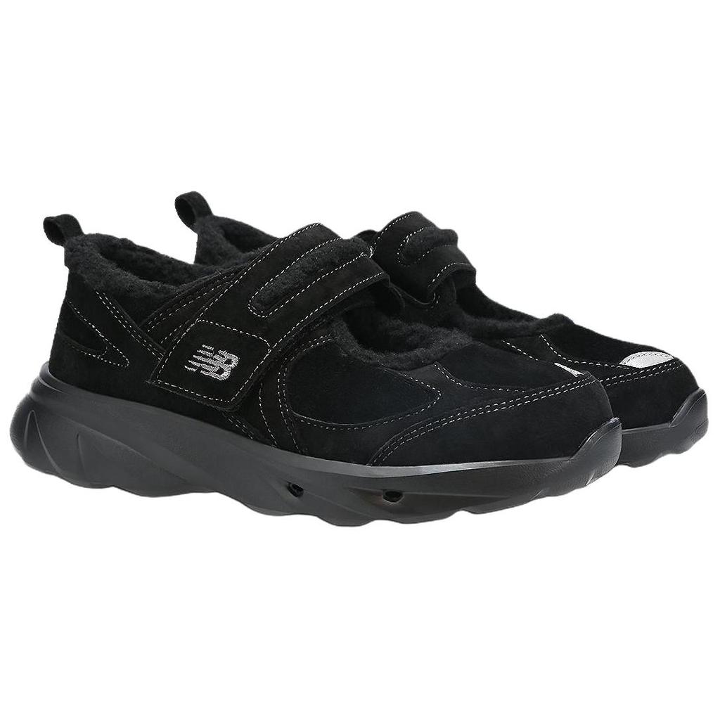 New Balance NB Breeze Korean Limited Lambswool Comfortable Thick Sole Mary Jane Shoes Women shoes Black SD2205BK