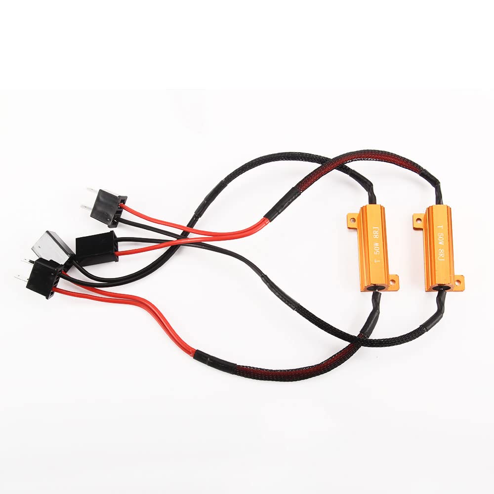 KaiDengZhe LED Fog Light Canceller, Metal Resistor, For H7, 50 W, For Automobiles, LED