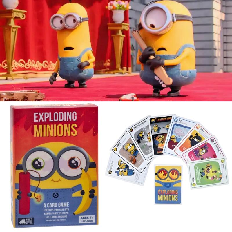 Exploding Minions Card Game With Interactive Fun For Family And Friends