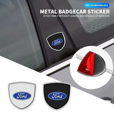 New 2026 Car Sticker Metal Car Rear Boot Trunk Side Fender Emblem Badge Sticker Decals For Ford Ranger C-Max S-Max Focus MK3 Gal