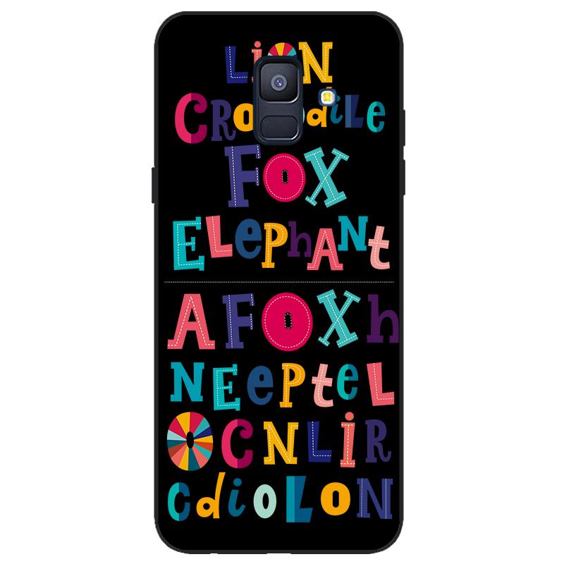 For Samsung Galaxy A6 2018 Silicone Case SIM SM A600 A600F Phone Case Tpu Case Coque Samsung Galaxy A62018 black