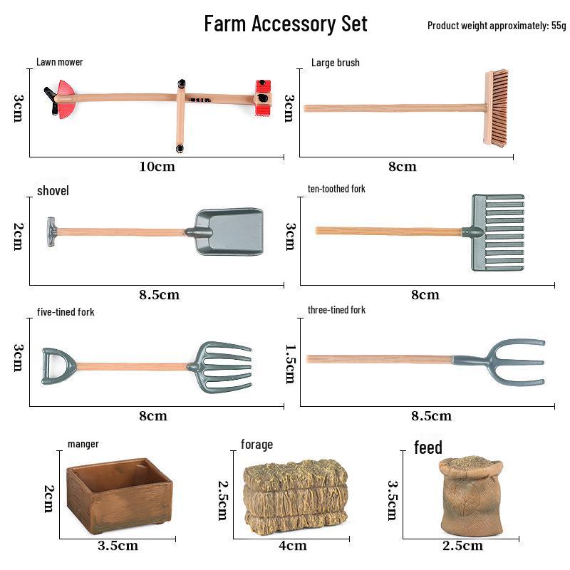Creative Simulation Fence Set for Farm, Ranch, Zoo, or Sandbox Decorations