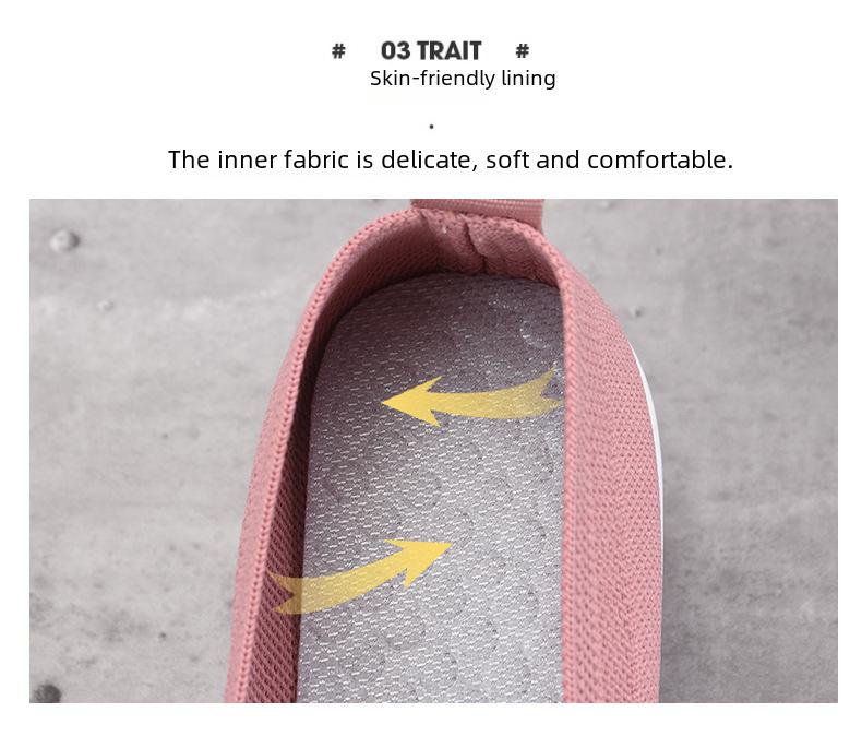 Damen 2025 Neue Alte Peking Stoffschuhe - Bequem, Weiche Sohle, Fliegendes Gewebe Freizeitschuhe für Mittelalte und Ältere