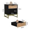 Modern Nightstand with One Drawer and One Open Compartment, Suitable for Living Room, Bedroom and Hallway, 43 x 40 x 55 cm, 1 Piece