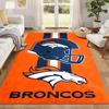 Denver Broncos Carpet Door Mat for Living Room or Bedroom Protective Mat Under Chair Office Decoration Christmas Gift Birthday Present