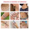 24-Grids Kit 3mm Loose Glass Beads Colorful Handmade Seed Beaded Set Box for DIY Bracelets Necklaces Making Jewelry Accessories