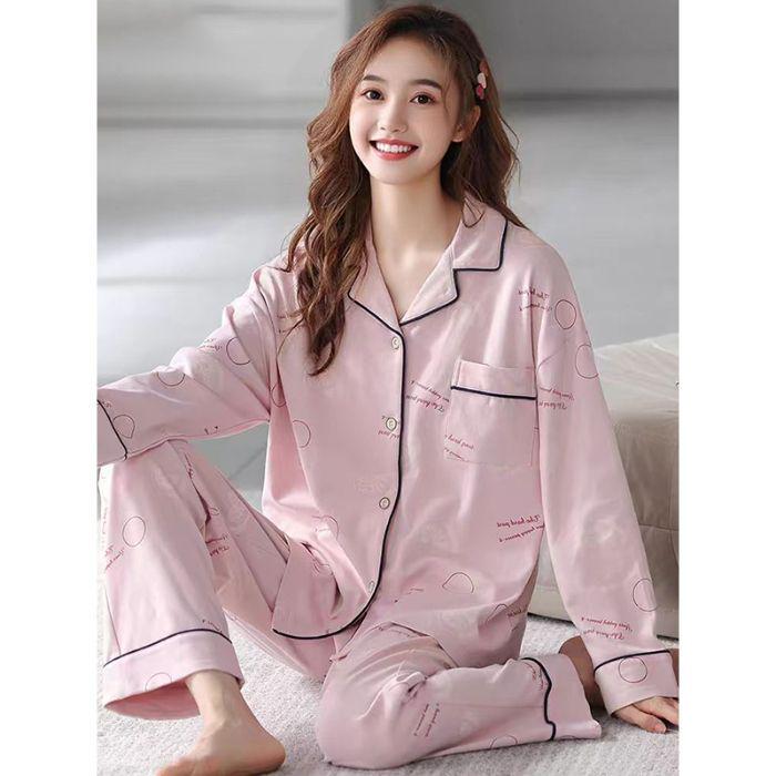 

Новая женская велюровая милая мультяшная пижама 2025: Комплект из теплого кардигана с длинным рукавом для дома или улицы на осень/зиму 2XL (suggested 140-160 lbs)