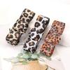 Personalized Leopard Print Satin Shoelaces 2cm - Wide Flat Laces for White Sneakers