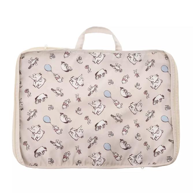 Disney POOH TRAVEL Pooh & Friends Clothes Compression Storage Pouch (L) 2-Room