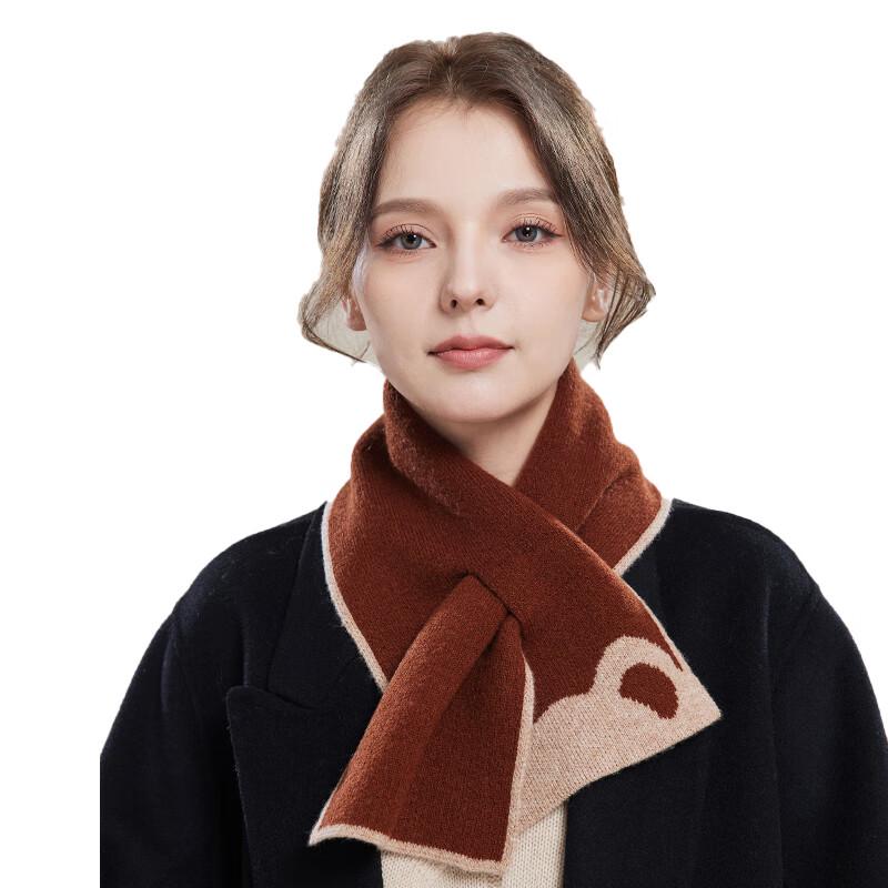 

JIUMU Women s Pure Wool Winter Scarf and Shawl