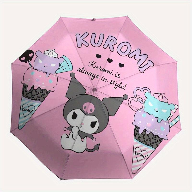 1pc Kuromi Always in Style Umbrella with Plastic Handle,Suitable for All Seasons Home Travel Outdoor UmbrellaSanlio316