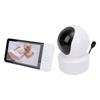 Infant Camera 5 Inch Display Two Way Talk Temperature Humidity Music Wireless Large Wide Angle