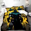 Black Bat Duvet Cover Pillowcase Beddingboygirl Bedroomdecoration Childrengift Single Double Largebed Sizezip Duvet Cover