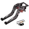 Compatible Aluminum Brake and Clutch Lever Handle Parking Lever Adjustment Gray Parking Brake Models ADV150, ADV160, Motorcycle, Set, Lever, Brake,