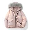 Men Winter Thick Cotton Padded Coat Men Hooded Parka Detachable Faux Fur Collar Jackets Men Casual Warm Windproof Outerwear