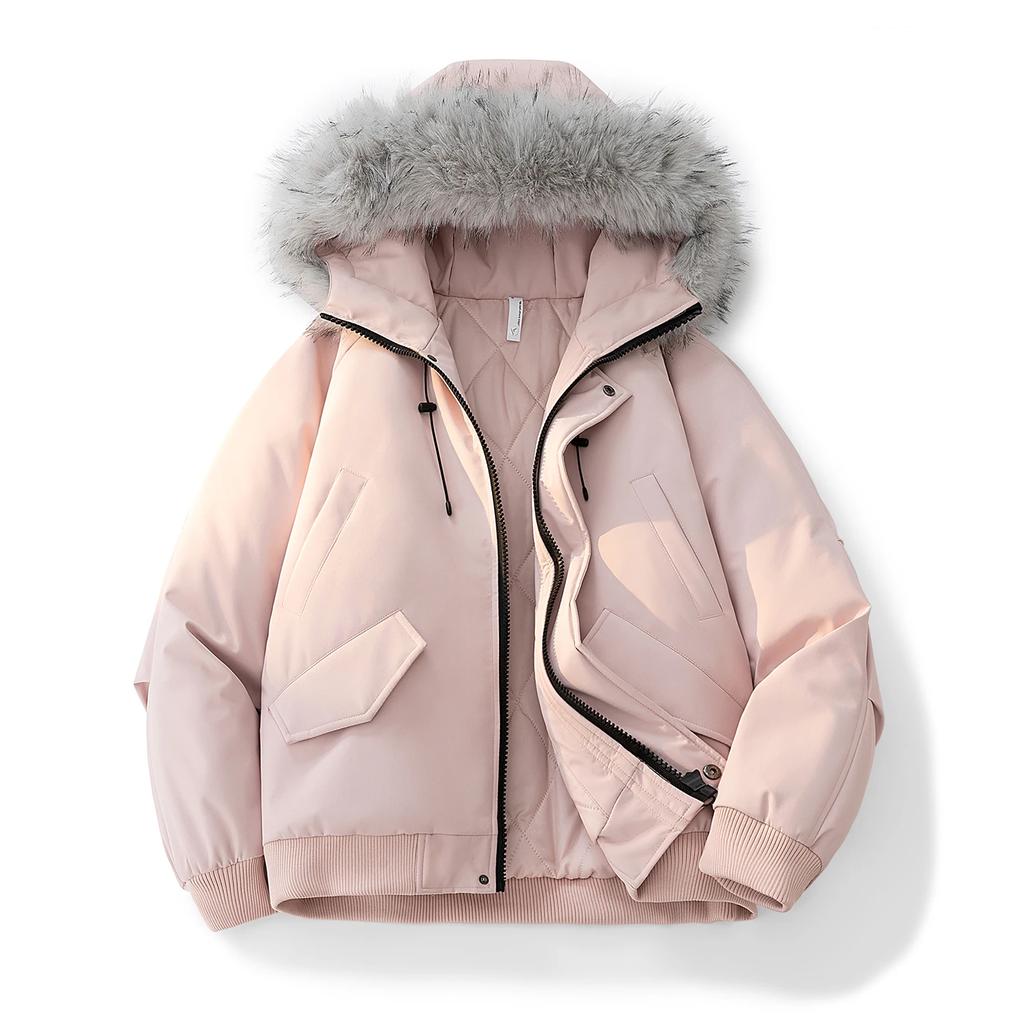 Men Winter Thick Cotton Padded Coat Men Hooded Parka Detachable Faux Fur Collar Jackets Men Casual Warm Windproof Outerwear