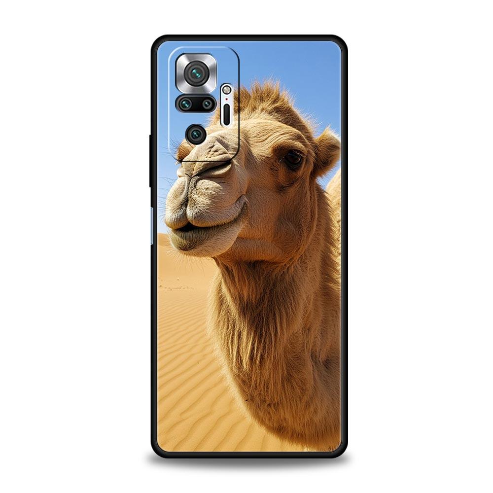 Animal Camel Phone Case Cover for Redmi 14C 10C Note 15 14 13 12 10 11 K40 Pro Plus 5G Soft TPU Shockproof Shell Funda Capas Bag