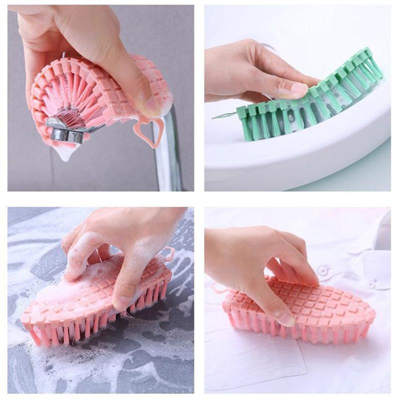 Multifunctional Flexible Cleaning Brush Household Kitchen Stove Cleaning Brush Bathtub Tile Scrubbing Clothes Brush Home Tool