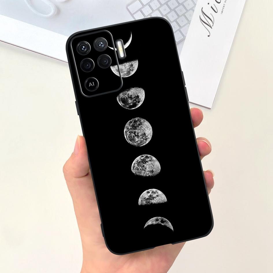 For OPPO Reno 5 Lite Case CPH2205 Popular Flower Soft Silicone Back Cover For OPPO A94 5G CPH2211 A 94 Reno 5Z Reno5 Lite Bumper