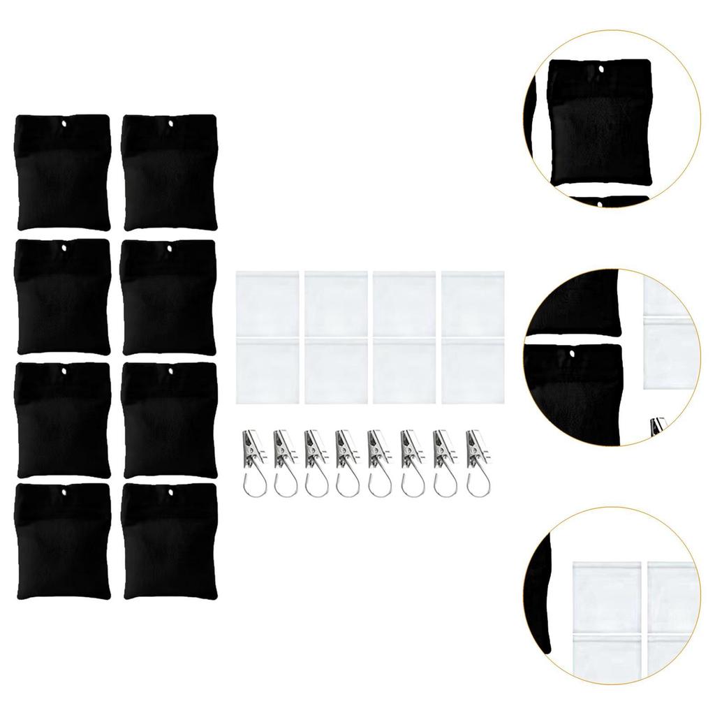 8x Outdoor Curtain Weights, Heavy Duty Wear Resistant Multi Functional with PE