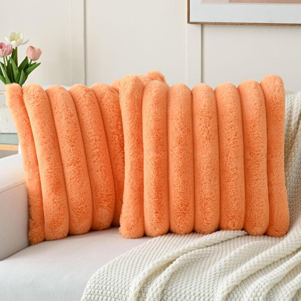 Soft Plush Cushions, Comfortable Sofa and Bedroom Pillows, Available In a Variety of Sizes and Colors. (Pillow Insert Not Included)