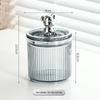 Elegant Cotton Swab and Floss Holder - Premium Makeup Storage Box