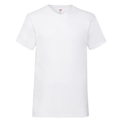 Fruit of the Loom Unisex Adult Valueweight Plain V Neck T-Shirt