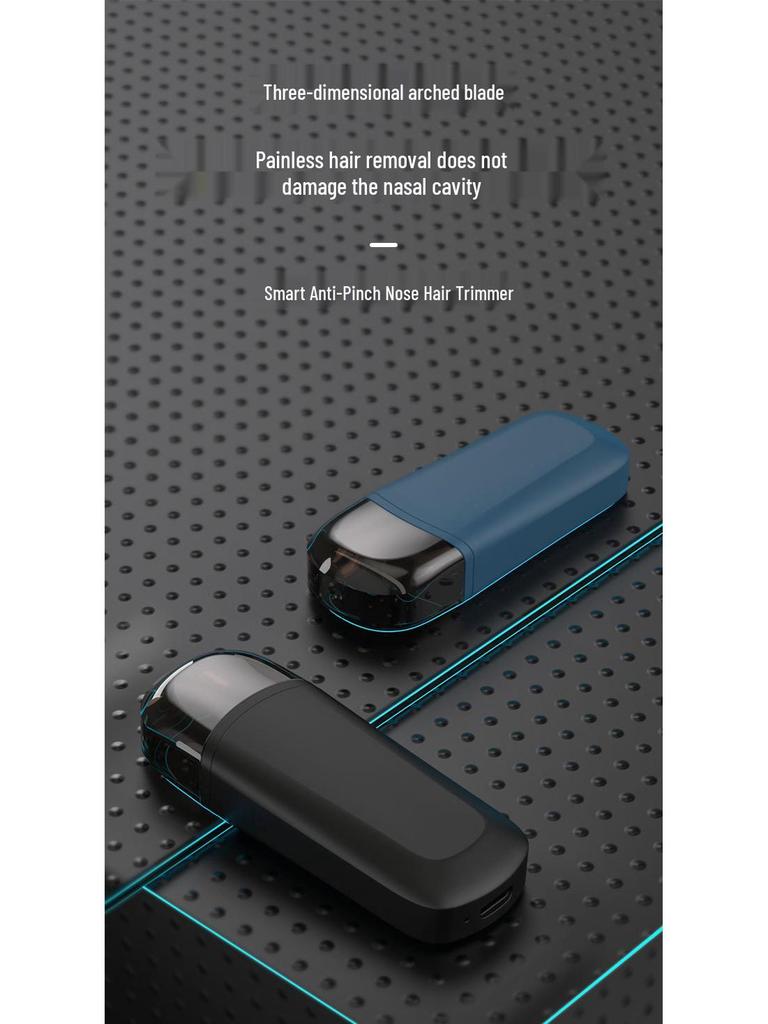 Compact Electric Nose Hair Trimmer Razor - Portable Grooming Tool