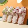 "Kids' and Women's Linen Slippers: Spring/Summer Korean Style for Indoor/Outdoor Use"