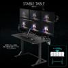Bauhutte Gaming Stable Desk with Legs Desk with 200kg Weight Computer Desk Desk, (BHD-ST-LEG-BK), Shake-Resistant Capacity,