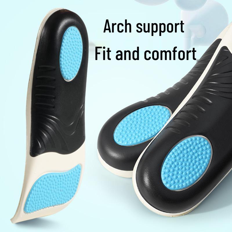U-Shaped Heel Cup Insoles: Arch Support for Pronation & Supination Prevention, Comfortable Fit, No Rubbing