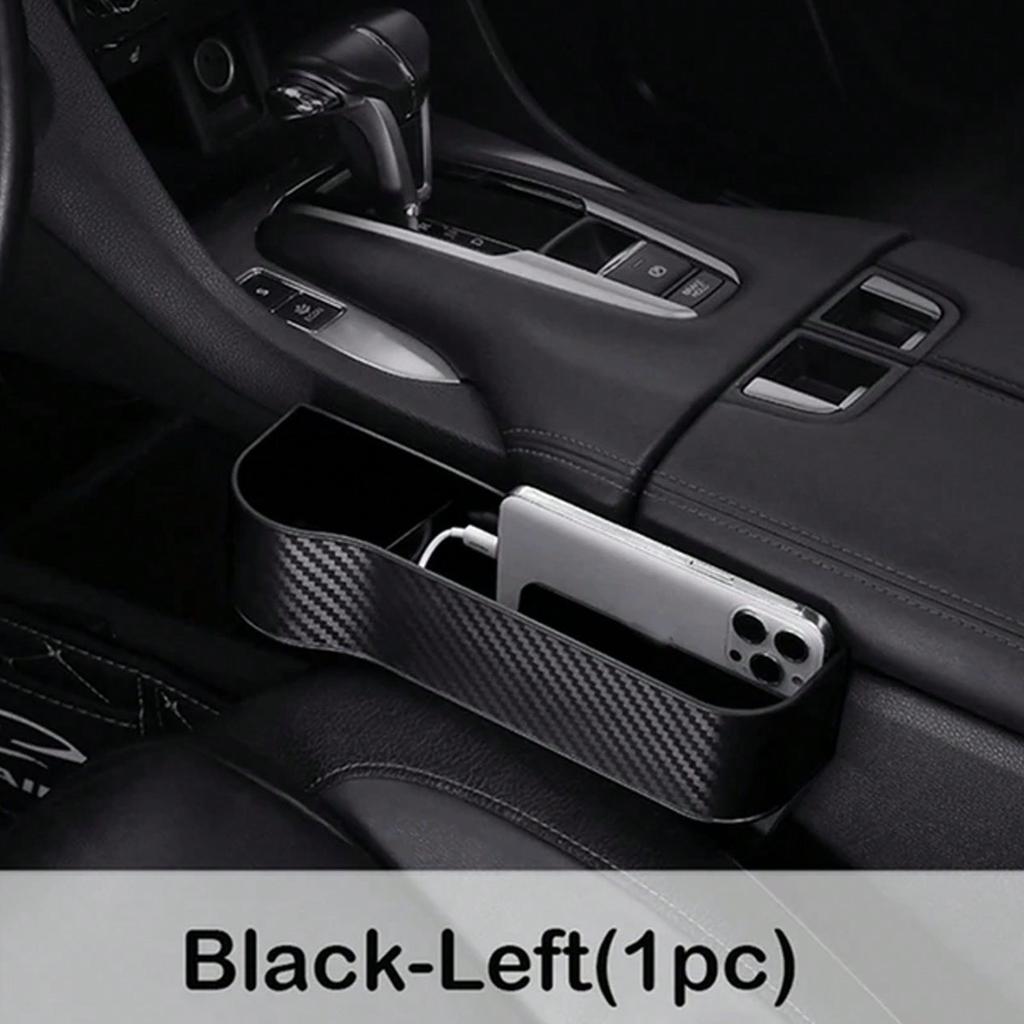 Car Seat Organizer, Multifunctional Car Seat Gap Filler Organizer, Auto Console Side Storage Box With Cup Holders Gap Storage Box For Car